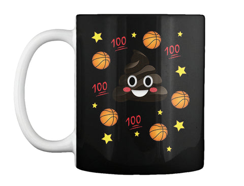 EMOJI POOP PLAY BASKETBALL TEAM T-SHIRT