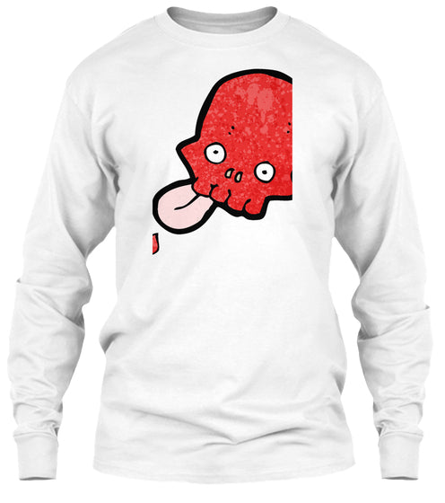 cartoon funny little skull