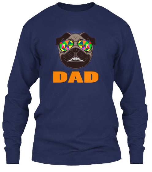 Funny Pug Smiling Dad