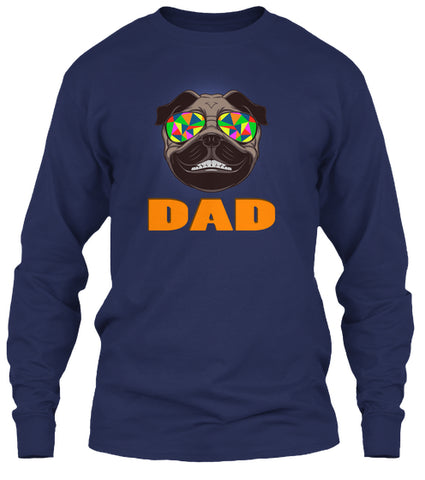 Funny Pug Smiling Dad