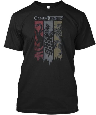 Game of Throness House Banners T-shirt