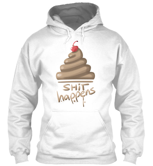 Shit Happens Funy Poop Emoji