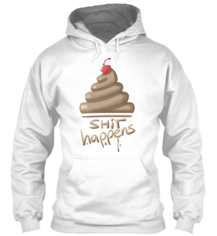 Shit Happens Funy Poop Emoji