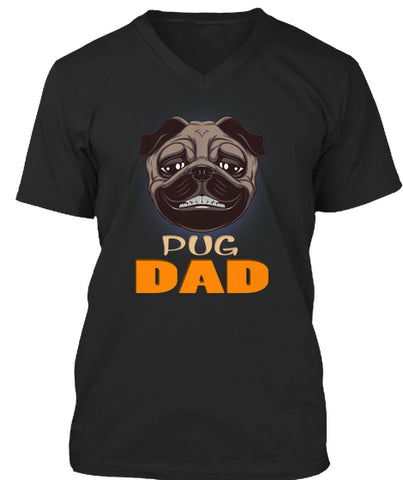 Funny Pug Smiling Dad Dog