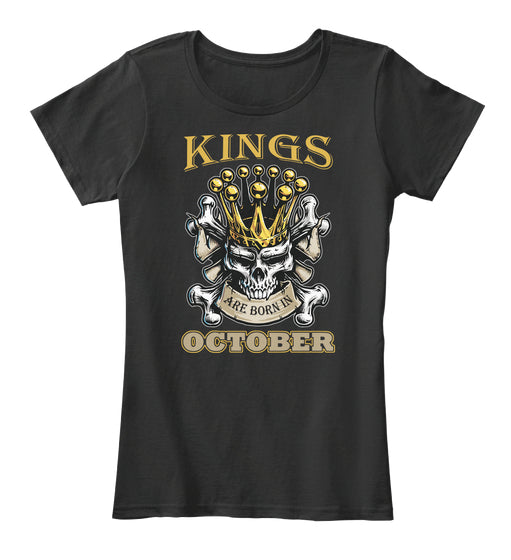 King Are Born In October T-Shirt