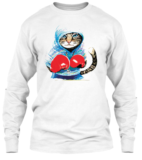 CAT BOXING T SHIRT