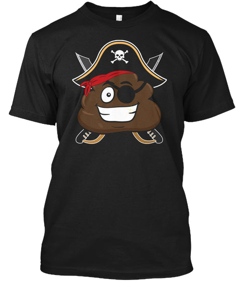 Pirate Poop Emoji Funny Halloween