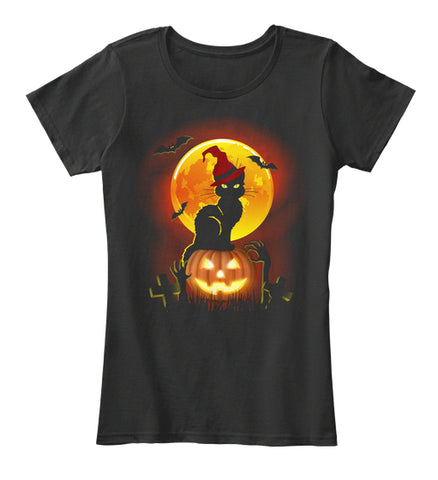 Happy Halloween Cat T Shirt