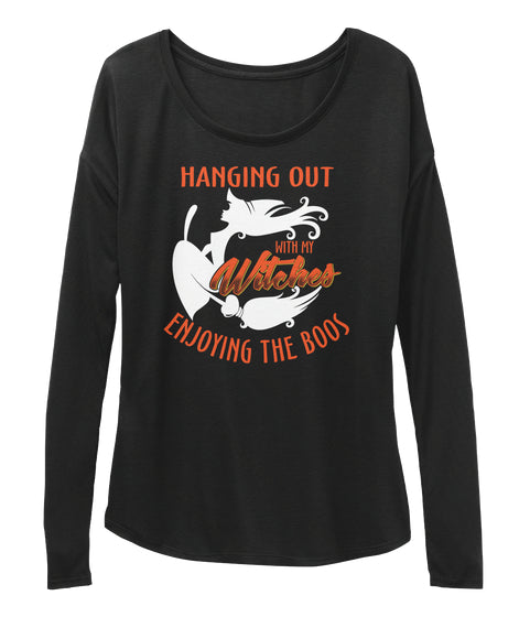 HANGING WITH MY WITCHES HALLOWEEN T-SHIR
