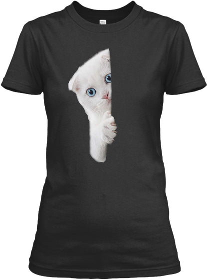 CAT FACE T SHIRT