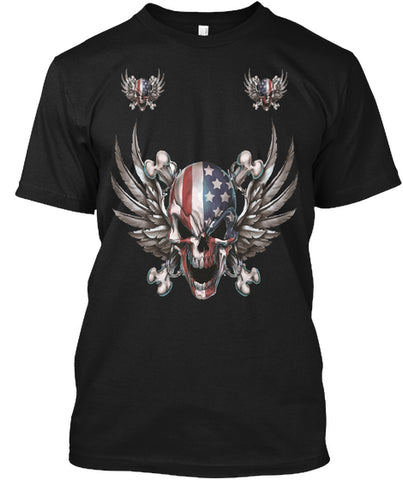 American best skull t-shirt