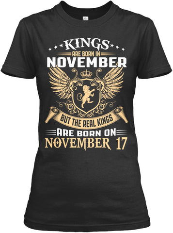 Kings Are Born On November 17 Birthday