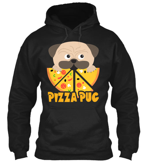 Funny Pet Tees Pizza Pug T Shirt