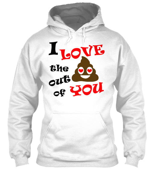Funny Valentines Day Emoji Poop Gift T-Shirt