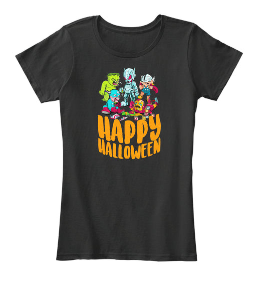 HAPPY HALLOWEEN T SHIRT SUPER HERO FUNNY