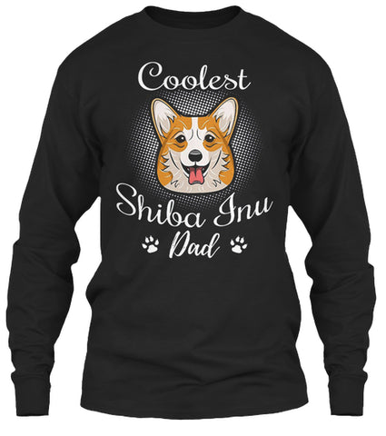FUNNY COOLEST SHIBA INU DAD PET DOG LOVE