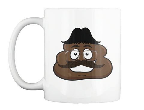 Toupee amp; Mustache Poop Emoji