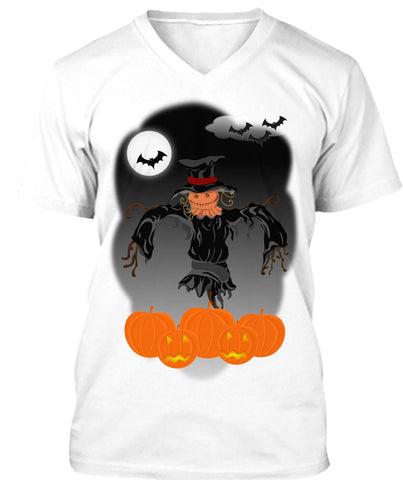 Halloween Scarecrow in Pumpkin Patch II