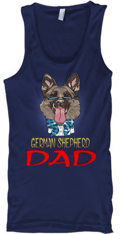 Funny Hipster Dog German Shepherd Dad