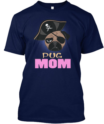 Funny Pug Mom Pirate Hat
