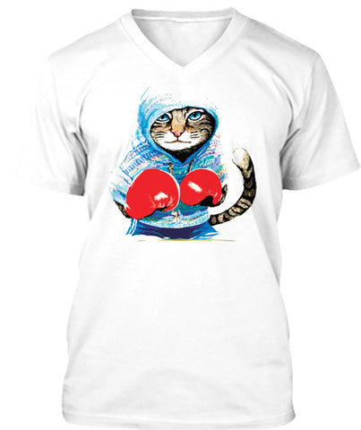 CAT BOXING T SHIRT