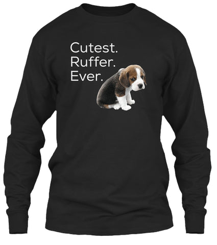 Funny Puppy Dog Cutest Ruffer Ever Pet L