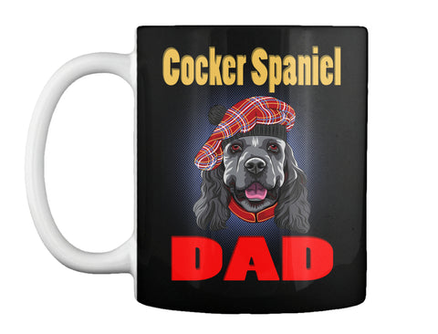 Funny Smiling Dog Dad American Cocker Sp