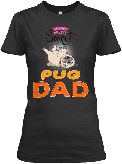 Card With Funny Pug Dad