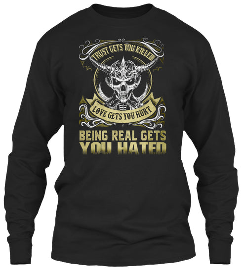 SKULL T-SHIRT BEING REAL AWESOME
