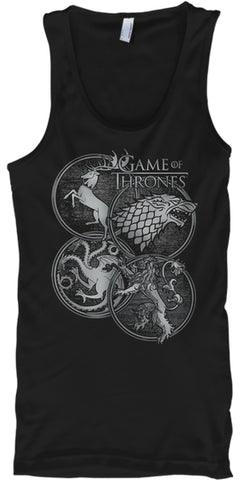 Game of Throness House Symbols T-Shirt