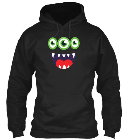 Funny Cartoon Monster Halloween Face