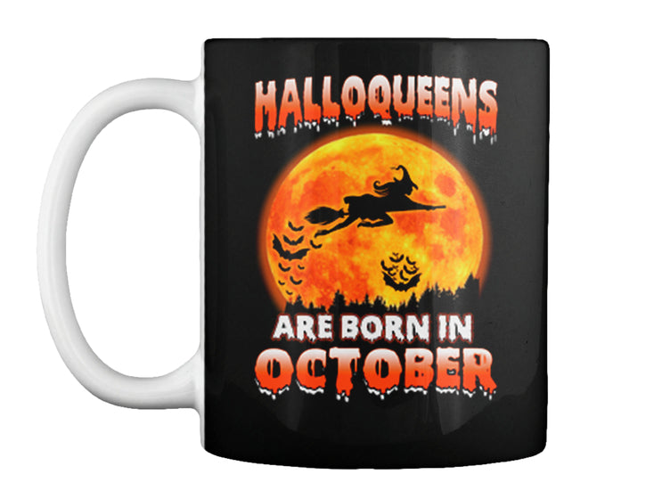 HALLOQUEENS ARE BORN IN OCTOBER T SHIRT