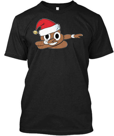 Funny Santa Dabbing Poop Emoji