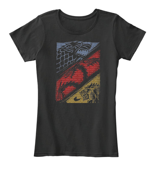 Game of Throness Three Houses T-Shirt