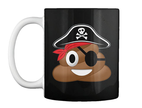 Pirate Poop Emoji Funny Halloween TShirt