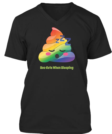 Cute Emoji Rainbow Poop # Love Sleep Zzz