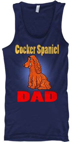 Funny Purebred Cocker Spaniel Dog Dad