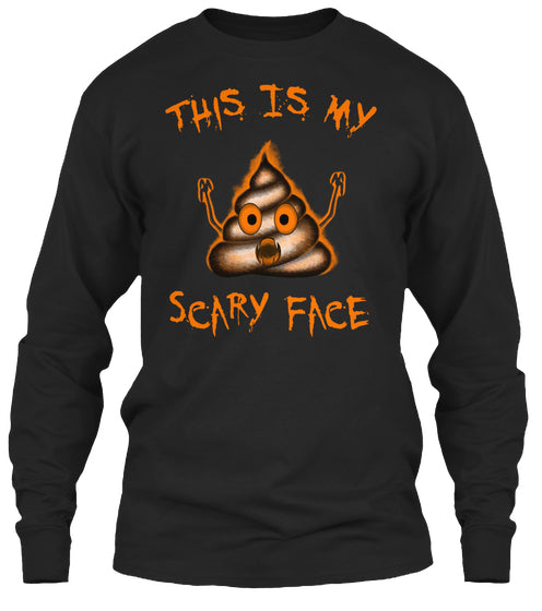 Poop Emoji Funny Halloween My Scary Face