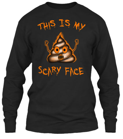 Poop Emoji Funny Halloween My Scary Face