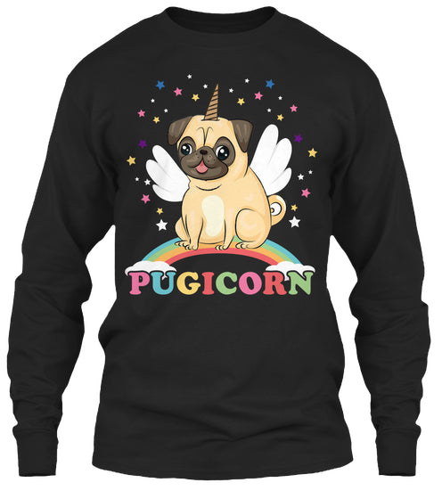Funny Pet Tees Pugicorn T Shirt
