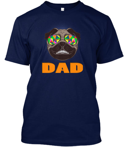 Funny Pug Smiling Dad