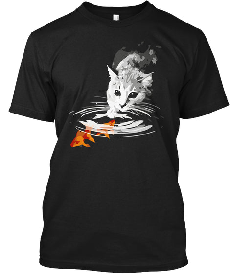 FUNNY CAT FISH T SHIRTS