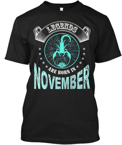 NOVEMBER BIRTHDAY T SHIRT