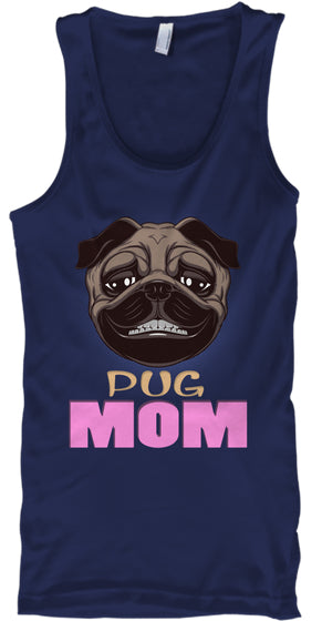 Funny Pug Smiling Mom Dog
