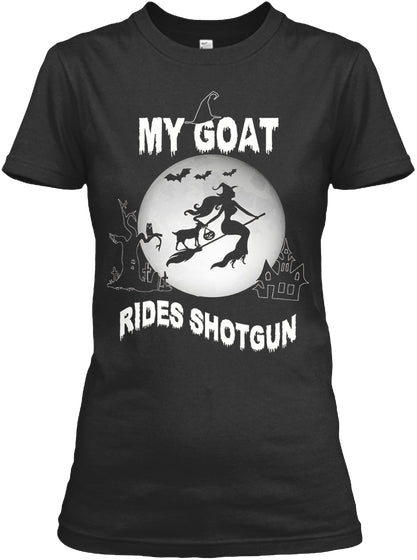 My Goat Ride Shotgun Halloween 2017 Gift