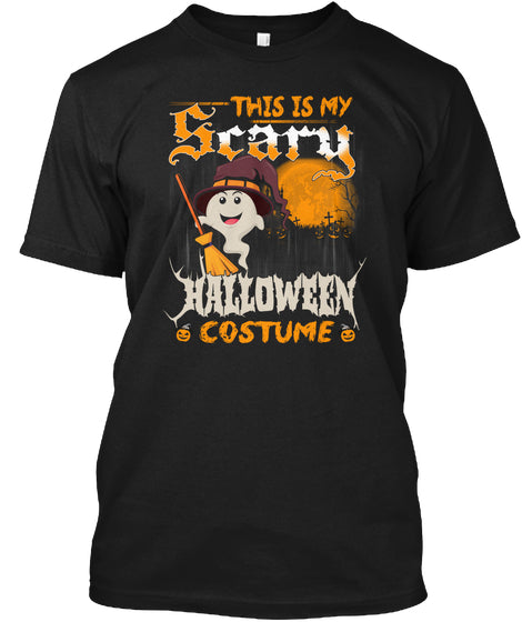 My Scary Halloween Costume T Shirts _ Witch Ghost