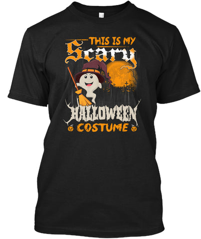 My Scary Halloween Costume T Shirts _ Witch Ghost