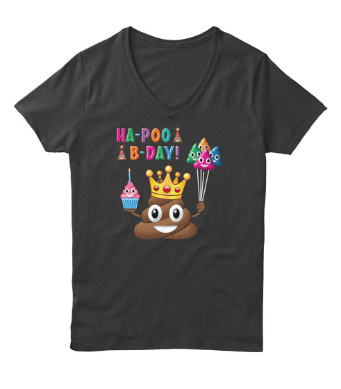 Poop Emoji Ha-Poo B-day Funny