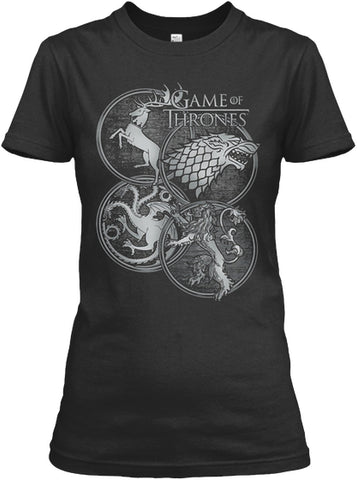 Game of Throness House Symbols T-Shirt