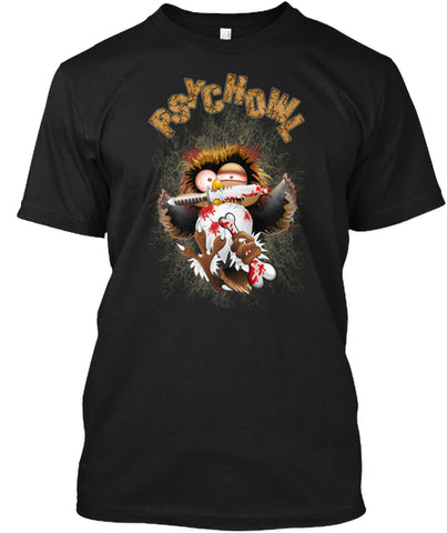 Psycho Owl Killer Cartoon funny mom shir